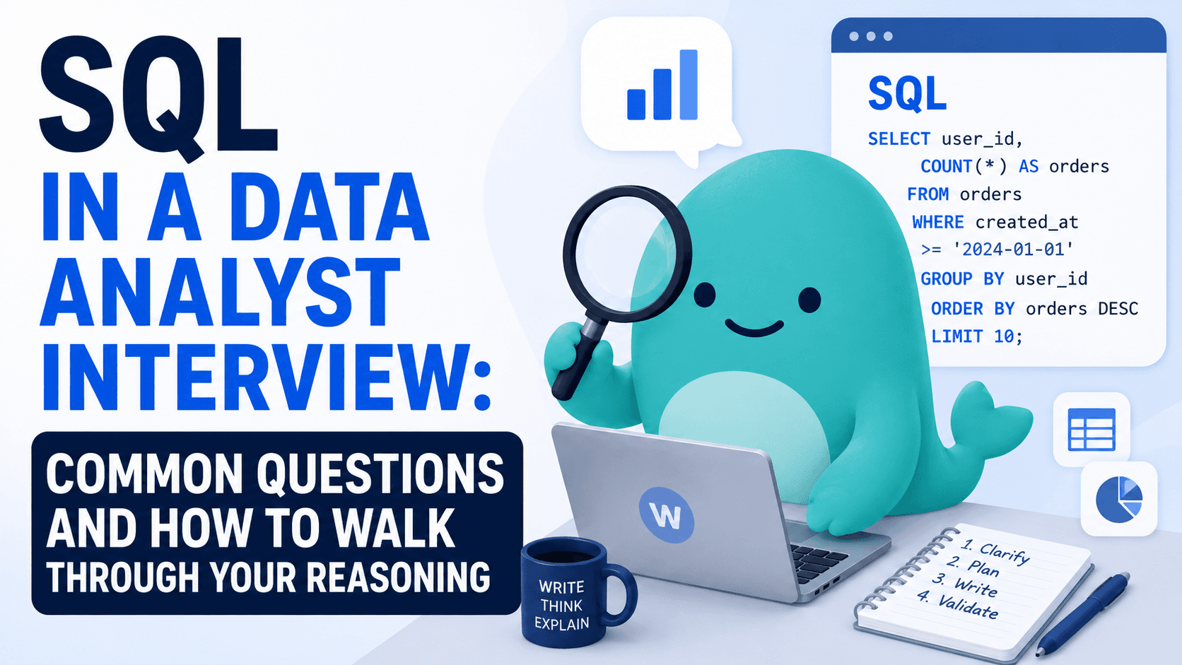 SQL in a data analyst interview: common questions and how to walk through your reasoning