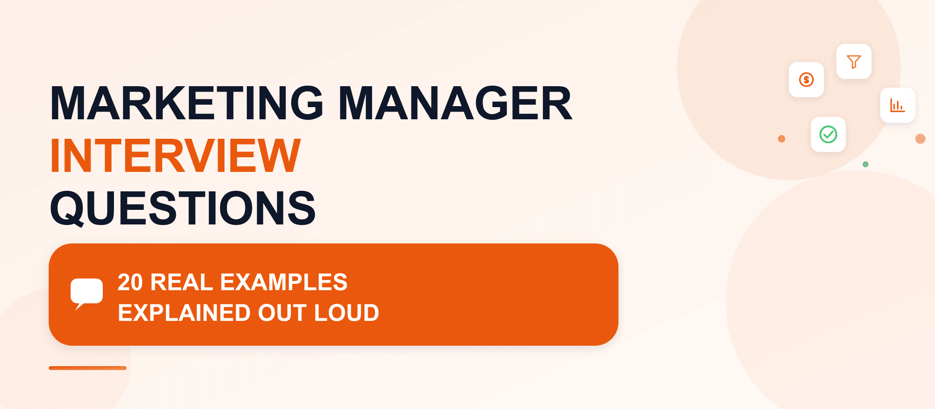 Marketing Manager Interview Questions: 20 real examples
